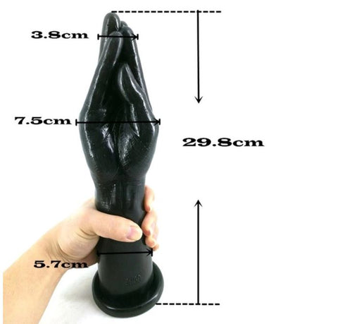 FAAK Realistic Fisting Dildo 12" With Strong Suction Cup